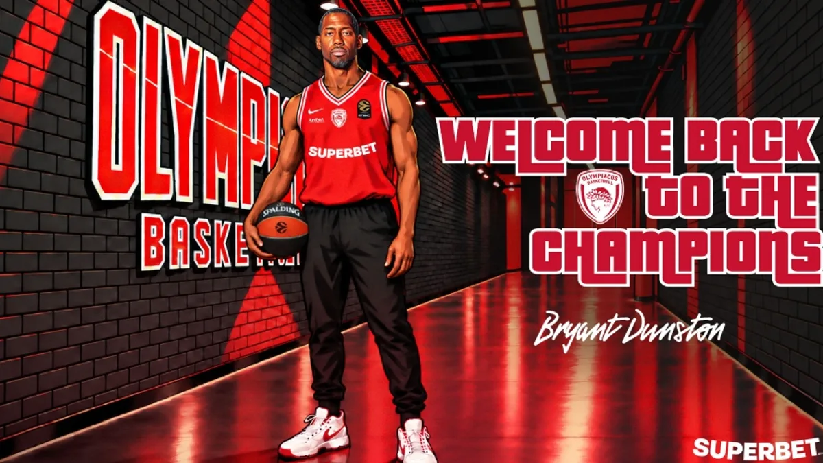 Bryant Dunston Returns to Olympiacos 11 Years After Exit