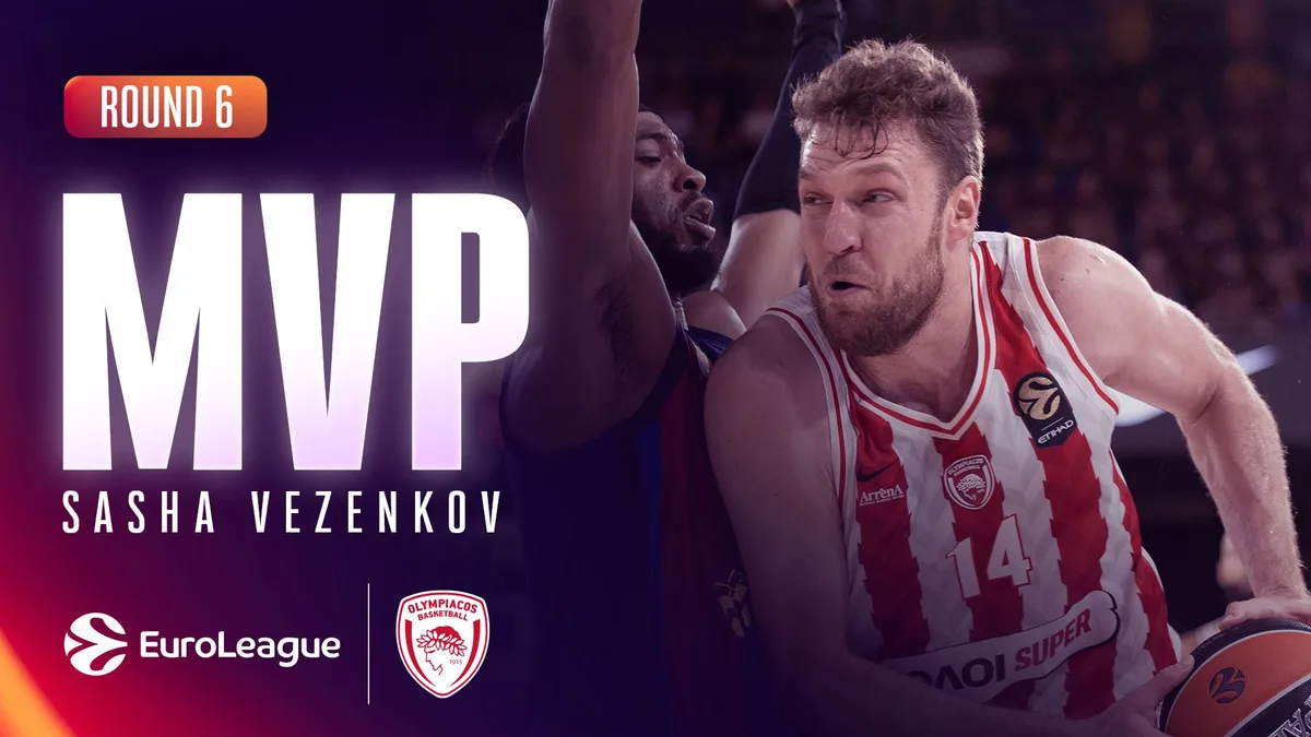 Sasha Vezenkov Claims EuroLeague Round 6 MVP After Barcelona Heroics