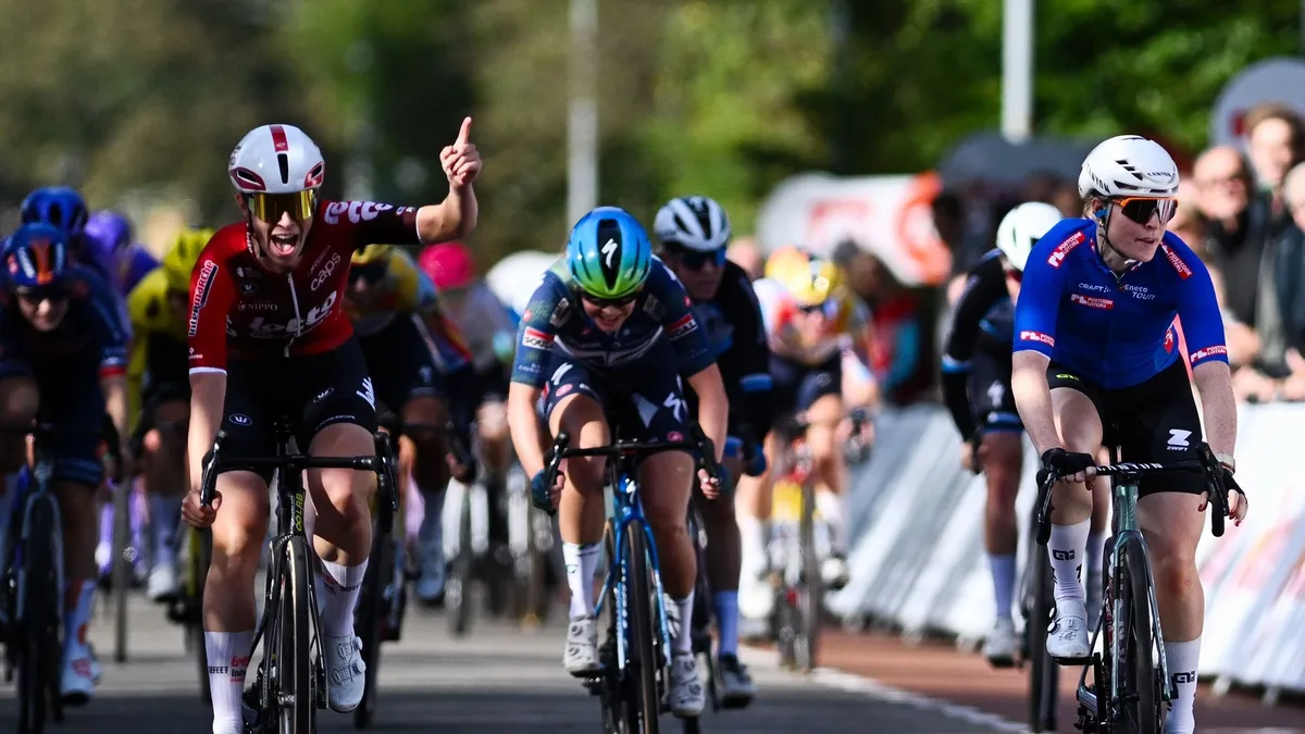 Sandrine Tas Storms to Eneco Tour Stage 1 Win in Ede Sprint