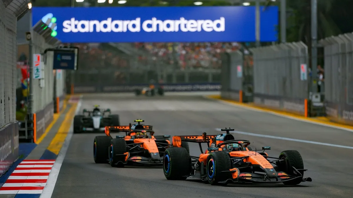 Norris Summoned After Piastri Clash in Singapore Sprint