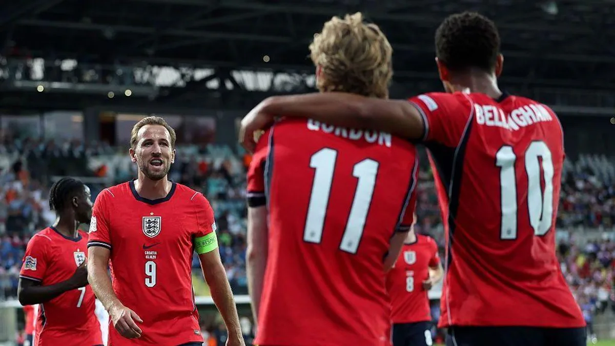 Bellingham, Kane and Gordon Star as England Rout Croatia 7-0