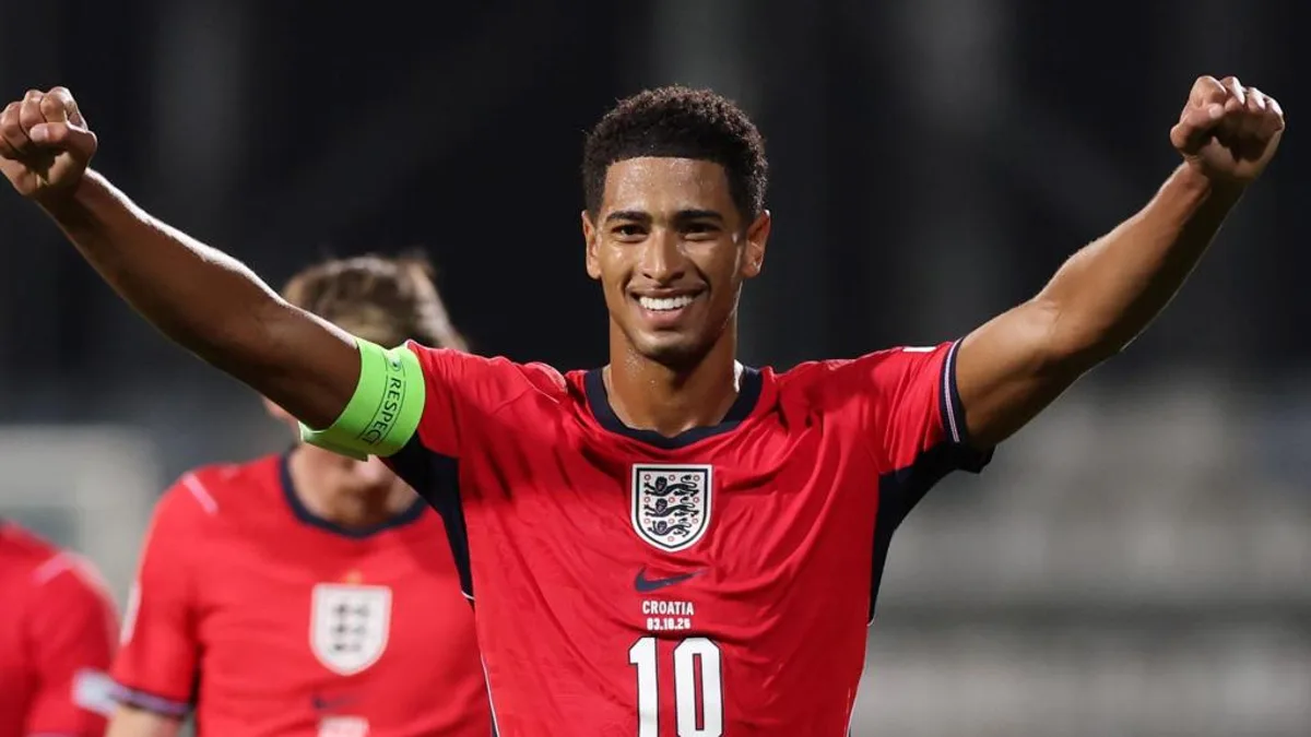 Bellingham Shines as England Crush Croatia 7-0 in Rijeka