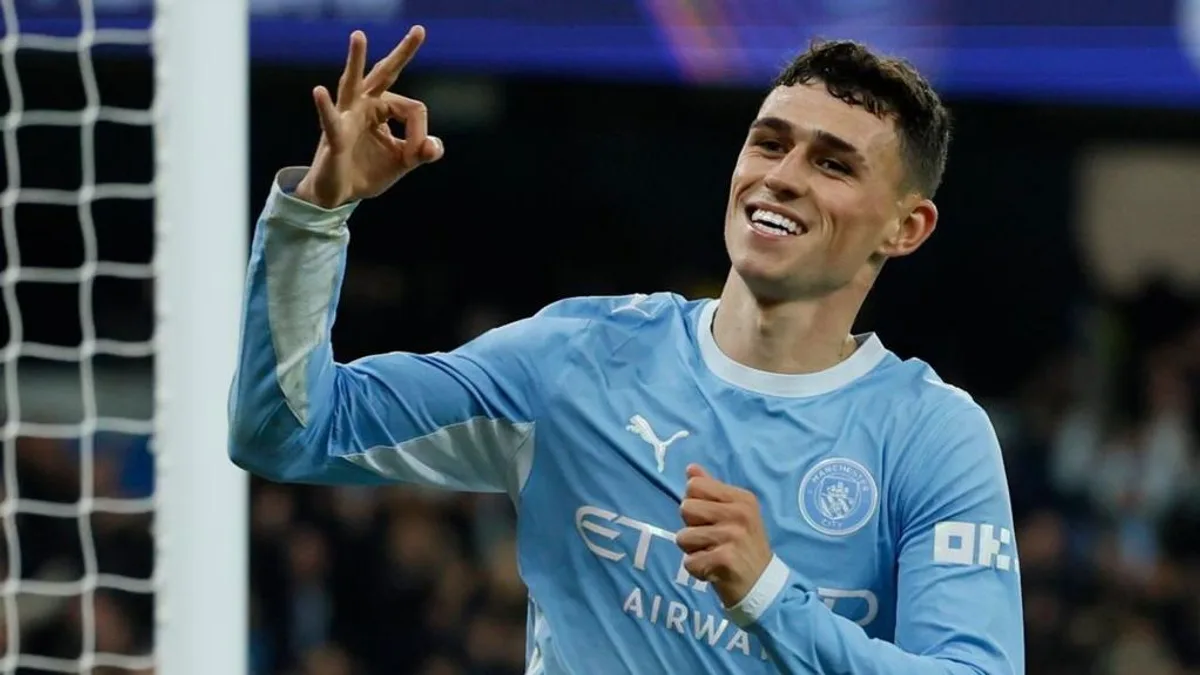 Foden Hits Hat-Trick as Man City Thrash AEK Athens 5-1