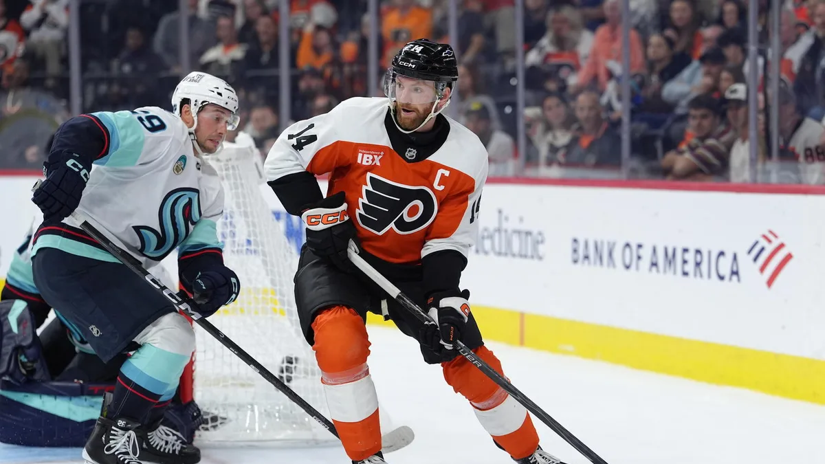 Flyers' Winless Run Hits Eight After 3-2 Shootout Loss to Kraken